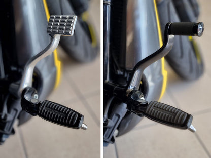 Brake Arm - Black. Fits V-Rod 2006-2017. Accepts Traditional HD Style Shift Peg.