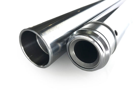 Hard Chrome Fork Tubes. Stock Length. Fits FX Softail 2000-2015 & Dyna Wide Glide 2000-2005