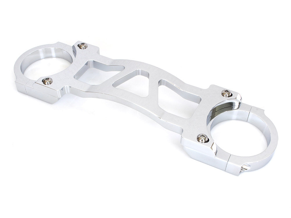 41mm Fork Brace - Chrome. Fits FX Softail 1984-2015, Dyna Wide Glide 1993-2005 & FXWG 1984-1986.