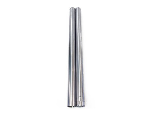 Hard Chrome Fork Tubes. +8in. Oversize. Fits Softail Models 2018up