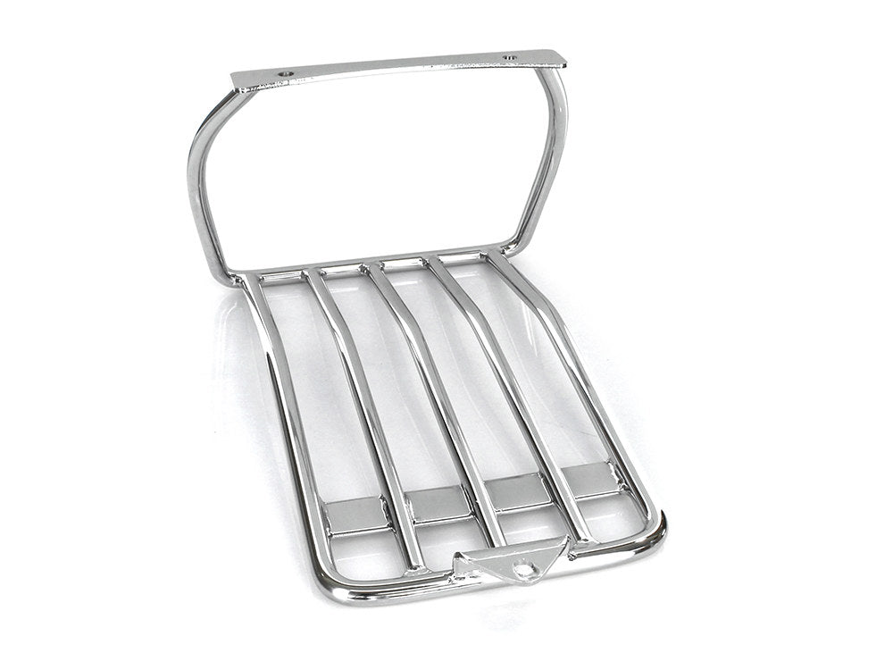 Luggage Rack - Chrome. Fits FXST 2006-2015 with 200 Rear Tyre & Bob Tail Fender.