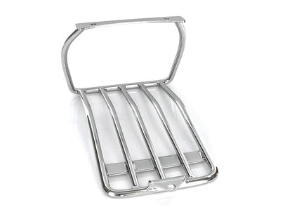 Luggage Rack - Chrome. Fits FXST 2006-2015 with 200 Rear Tyre & Bob Tail Fender.