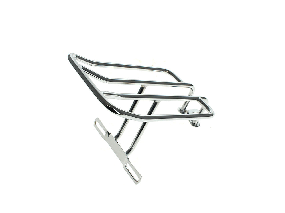 Rear Fender Luggage Rack - Chrome. Fits Dyna 2006-2017
