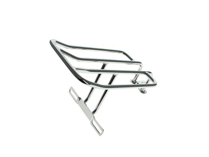Rear Fender Luggage Rack - Chrome. Fits Dyna 2006-2017