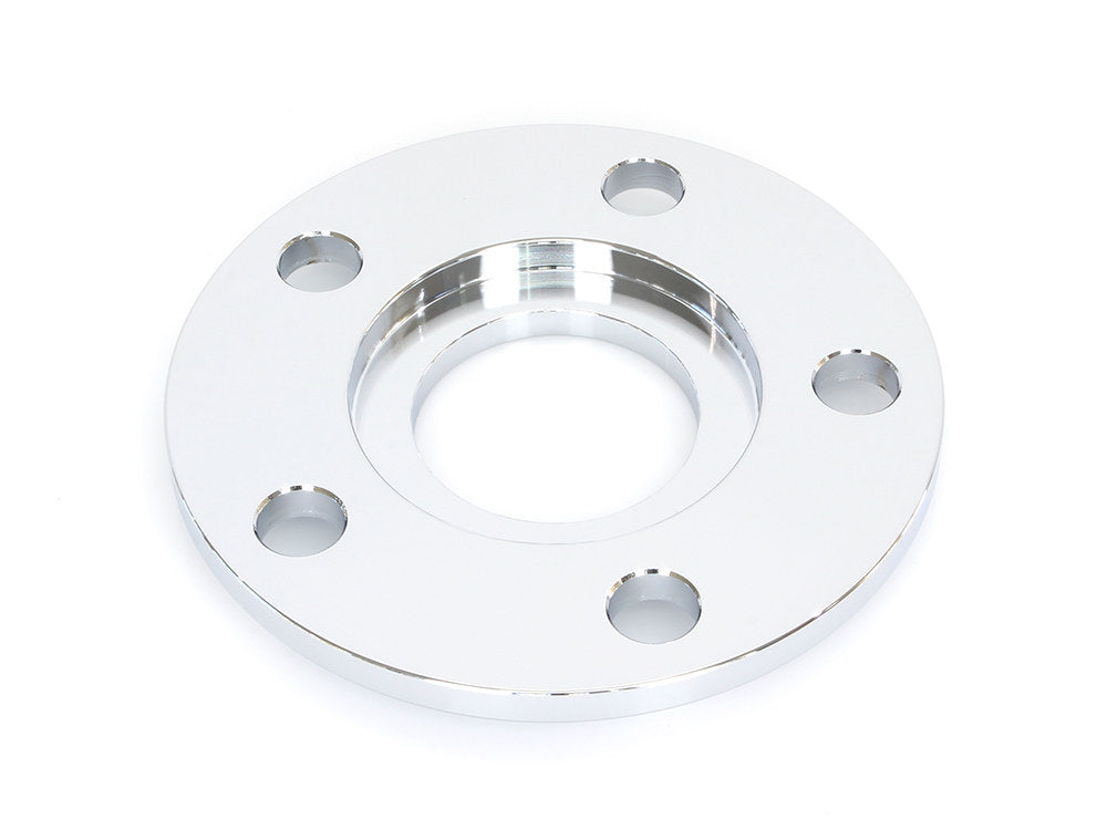 1/4in. Pulley Spacer with Lip. Fits H-D 2000up Wheels. Chrome.