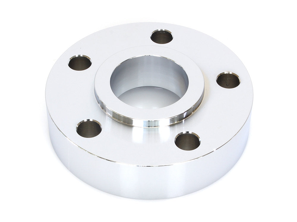 1in. Pulley Spacer with Lip. Fits H-D 2000up Wheels. Chrome.