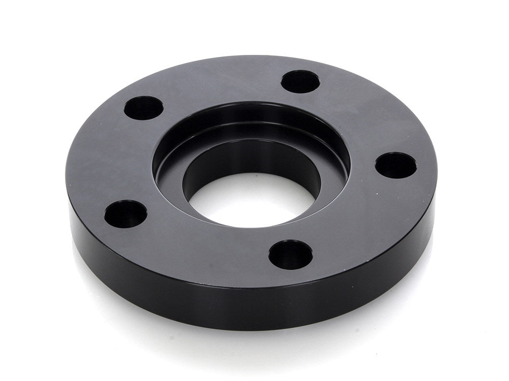 5/8in. Pulley Spacer with Lip. Fits H-D 2000up Wheels. Gloss Black.