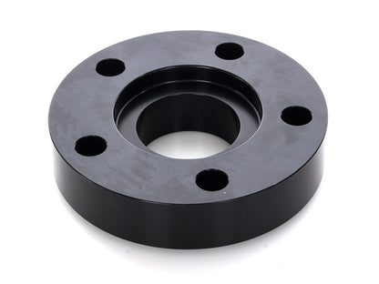 7/8in. Pulley Spacer with Lip. Fits H-D 2000up Wheels. Gloss Black.