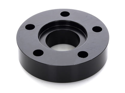 1in. Pulley Spacer with Lip. Fits H-D 2000up Wheels. Gloss Black.