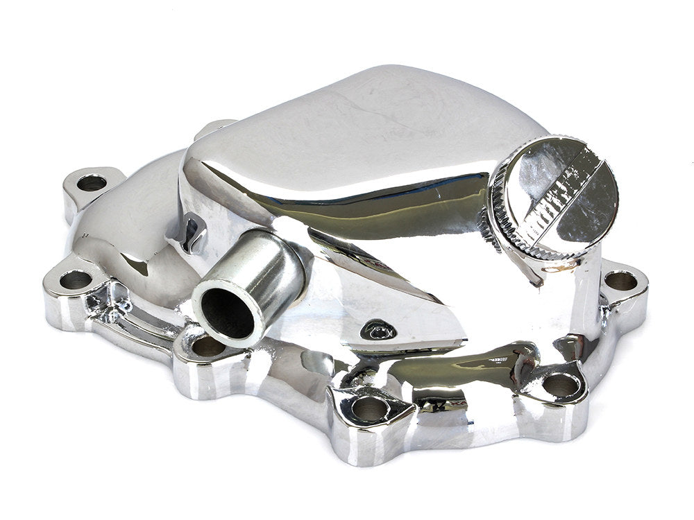 Transmission End Cover - Chrome. Fits 4Spd Big Twin 1936-1984