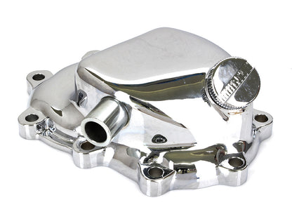 Transmission End Cover - Chrome. Fits 4Spd Big Twin 1936-1984