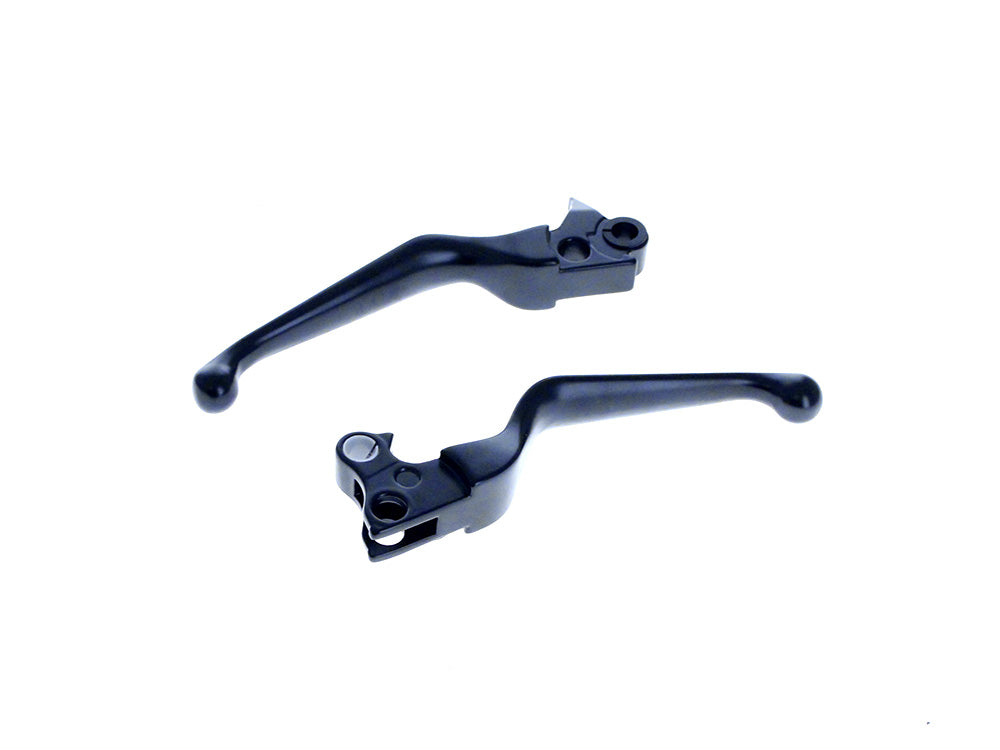 Hand Levers - Black. Fits Softail 1996-2014, Dyna 1996-2017, Touring 1996-2007 & Sportster 1996-2003.