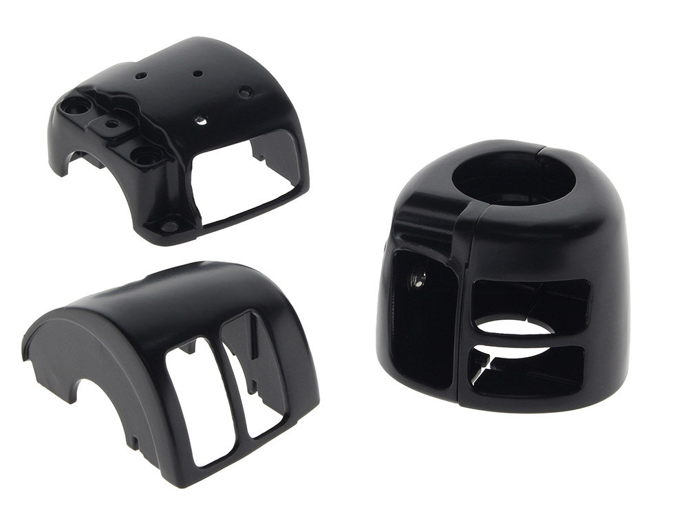 Handlebar Control Kit - Black. Fits Most Big Twin & Sportster 1996-2011 Models with Front Dual Disc Rotors.