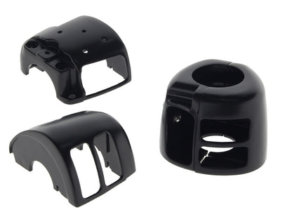 Handlebar Control Kit - Black. Fits Most Big Twin & Sportster 1996-2011 Models with Front Dual Disc Rotors.