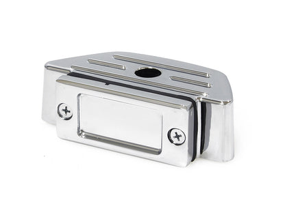 Rear Brake Master Cylinder Reservoir - Chrome. Fits FX Softail 1986-1999, FLST 1986 Only, Touring 1986-1994 & FXR 1986-1994
