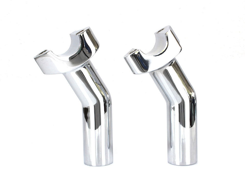 4-1/2in. Pullback Risers - Chrome. Fits 1in. Handlebar.