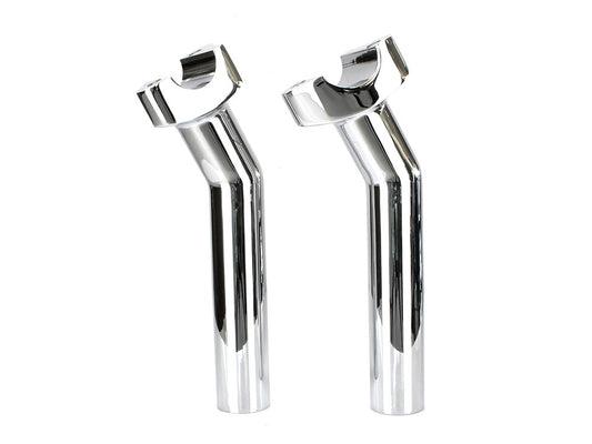 6-1/2in. Pullback Risers - Chrome. Fits 1in. Handlebar.