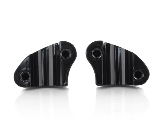 2in. Straight Risers - Black. Fits 1in. Handlebar.