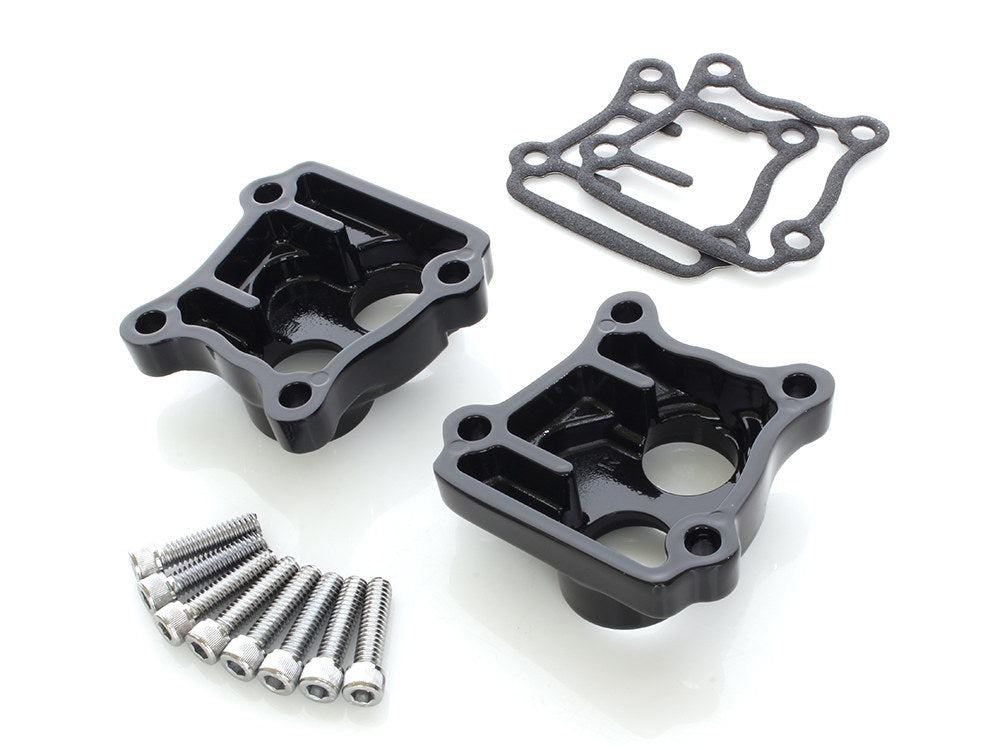 Tappet Covers - Gloss Black. Fits Twin Cam 1999-2017.