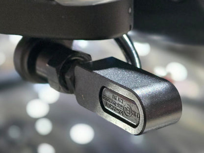 Under Perch Turn Signals - Black. Fits Softail 2025up