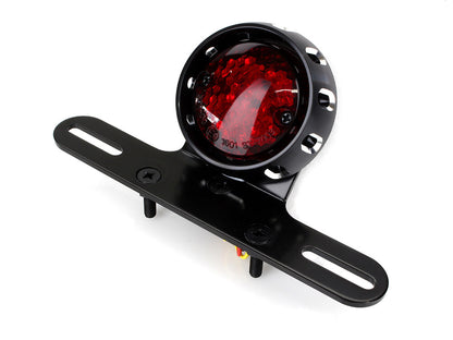 Retro Bobber LED Taillight - Black.