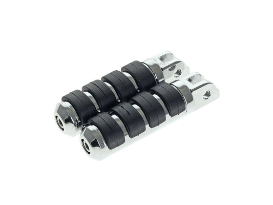Comfort Iso Style Large Footpegs - Chrome. Fits Softail 2018up Front Rider