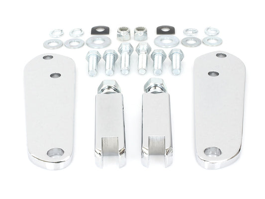Highway Peg Supports - Chrome. Fits Dyna 1991-2017.