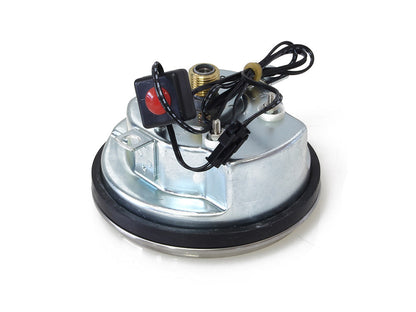 4-1/2in. Tank Mount KPH Speedometer with Tachometer - Chrome. Fits Big Twin 1936-1995