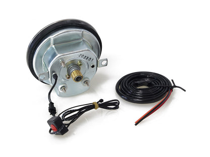 4-1/2in. Tank Mount KPH Speedometer with Tachometer - Chrome. Fits Big Twin 1936-1995