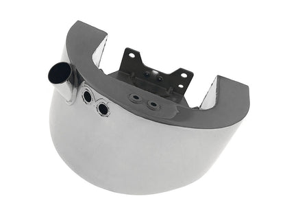 Side Fill Oil Tank - Chrome. Fits Softail 2000-2017.