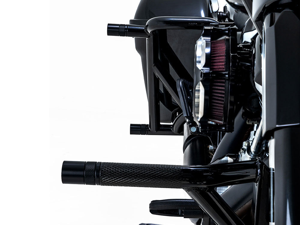 Front Brawler Crash Bar Kit - Black. Fits Touring 2014-2023