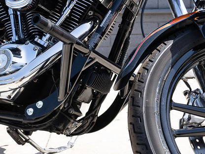 Front & Rear Brawler Crash Bar Kit - Black. Fits Dyna 2006-2017 with Mid-Mount Controls