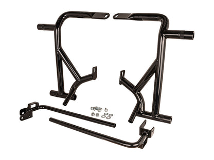 Front & Rear Brawler Crash Bar Kit - Black. Fits Touring 2014-2023