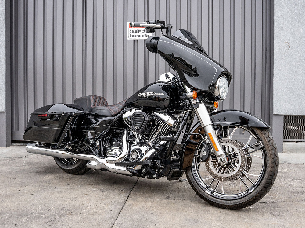 Front & Rear Brawler Crash Bar Kit - Black. Fits Touring 2014-2023