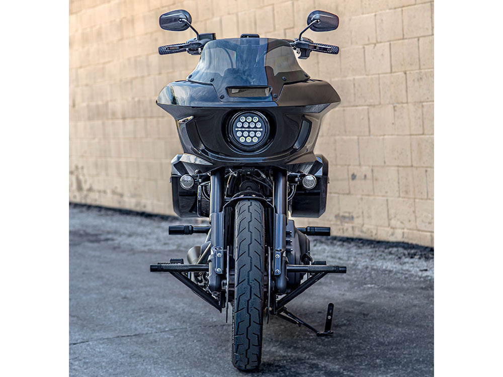 Front Brawler Crash Bar Kit - Black. Fits Softail 2018up