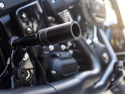 Rear Brawler Crash Bar Kit - Black. Fits Softail 2018-2024