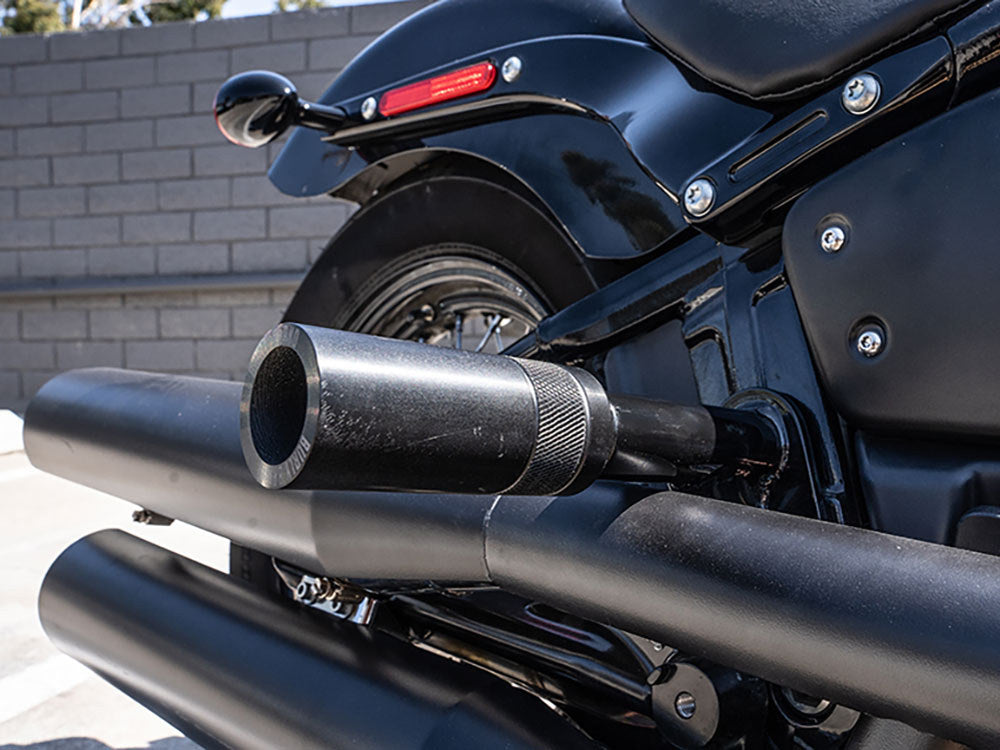 Rear Brawler Crash Bar Kit - Black. Fits Softail 2018-2024