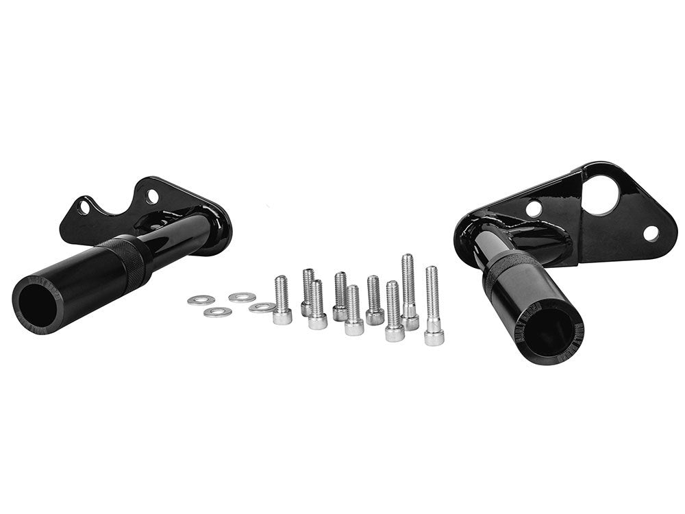 Rear Brawler Crash Bar Kit - Black. Fits Softail 2018-2024