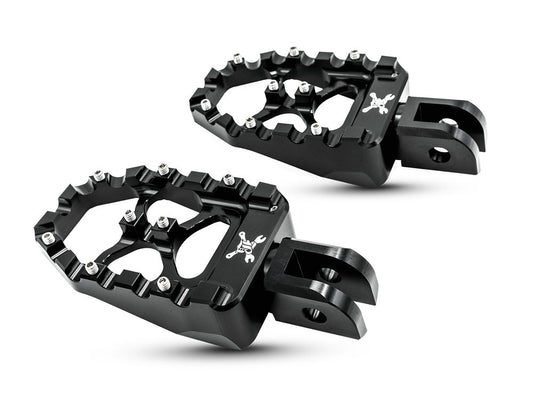 MX Evolution Footpegs - Black. Fits Softail 2018up Front Rider