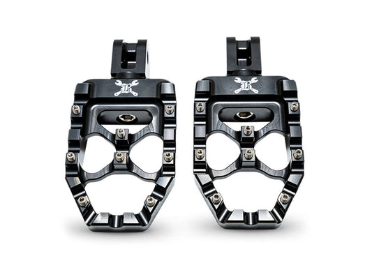 MX Evolution Footpegs - Black. Fits Softail 2018up Rear Passenger