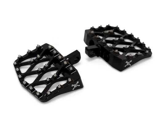 MX Evolution Mini Floorboards with HD Male Mount - Black
