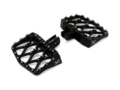 MX Evolution Mini Floorboards - Black. Fits Softail 2018up Front Rider