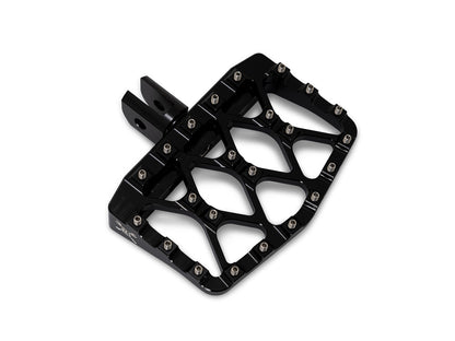 MX Evolution Mini Floorboards - Black. Fits Softail 2018up Front Rider