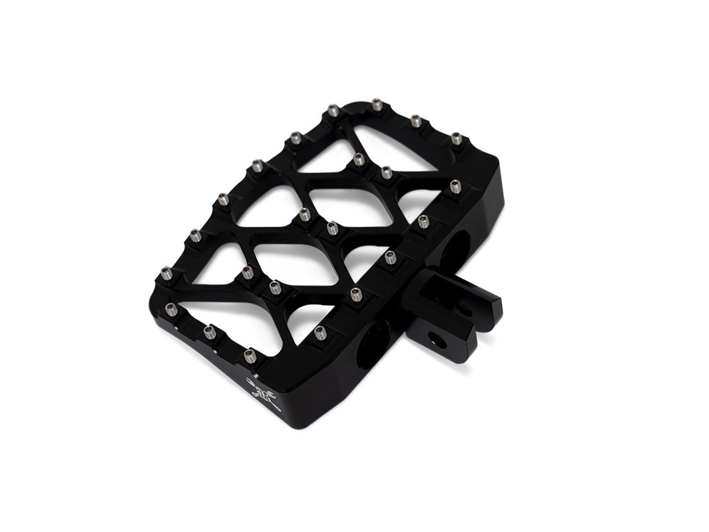 MX Evolution Mini Floorboards - Black. Fits Softail 2018up Front Rider