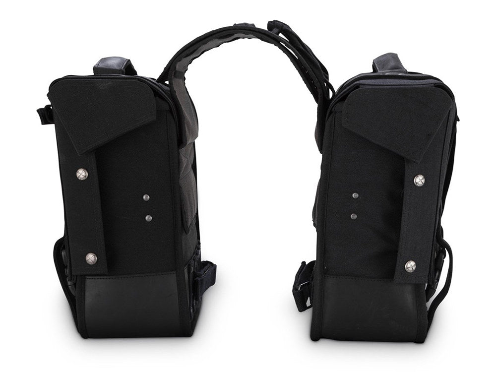 Throw-Over Saddlebags - Black Cordura.