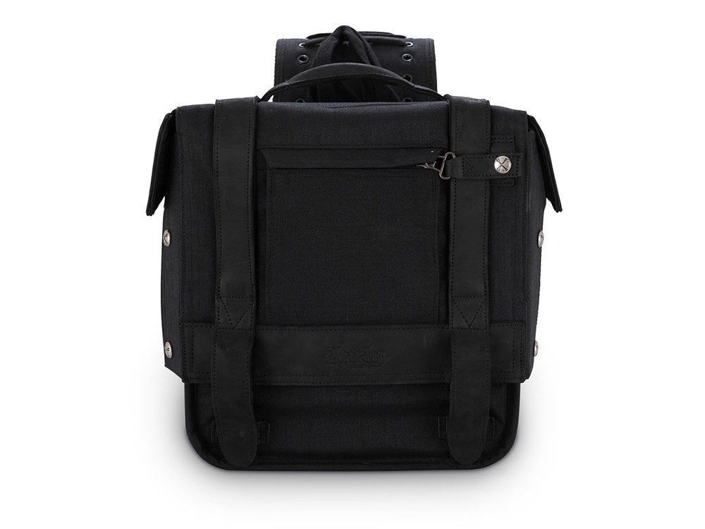 Throw-Over Saddlebags - Black Cordura.