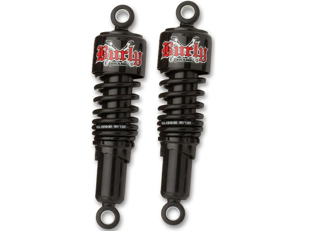 10-1/2in. Slammer Rear Shock Absorbers - Black. Fits Sportster 2004-2021