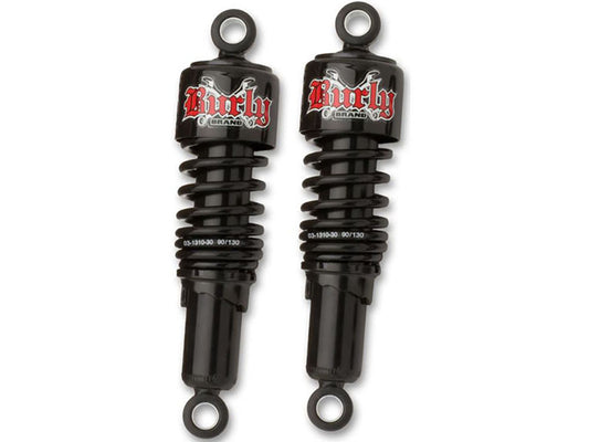 10-1/2in. Slammer Rear Shock Absorbers - Black. Fits Dyna 1991-2017.