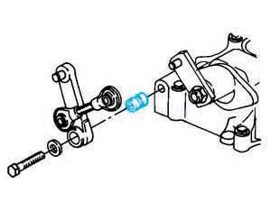 Standard Size Shift Lever Bushing - Pack of 5. Fits 4Spd Big Twin 1979-1986
