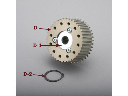 Open Belt Drive Clutch Hub. 2-3/4in. & 3in. Wide Drives. Fits Most Big Twin 1990up.